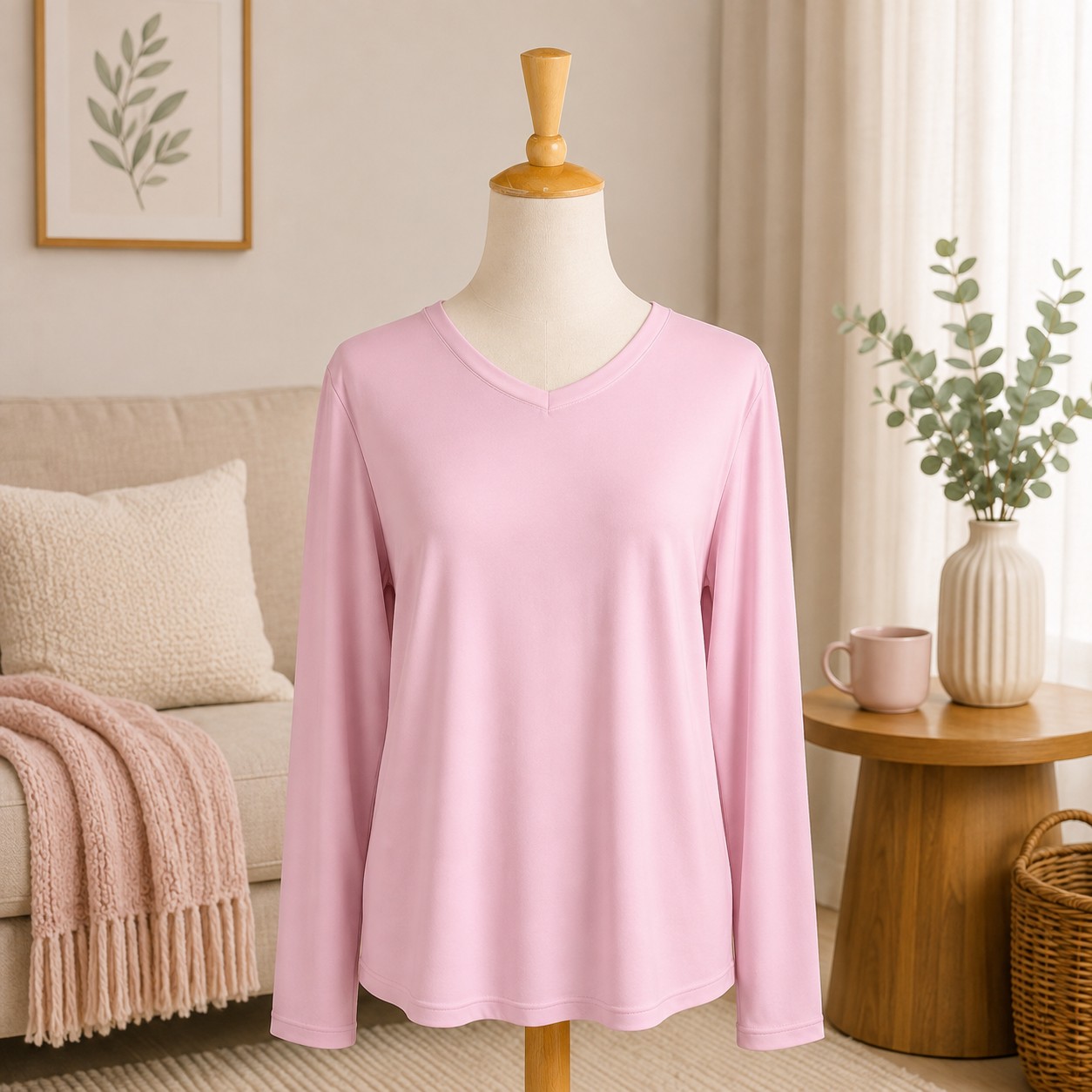 Ashley Pink Long Sleeve Shirt